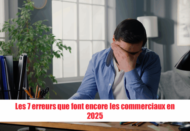 En 2025, les commerciaux commettent encore des erreurs coûteuses.