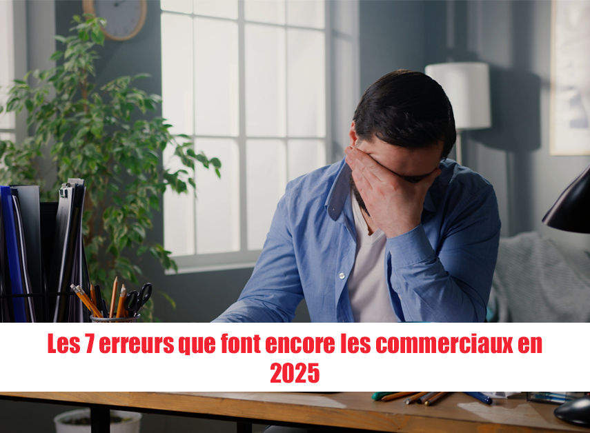 En 2025, les commerciaux commettent encore des erreurs coûteuses.